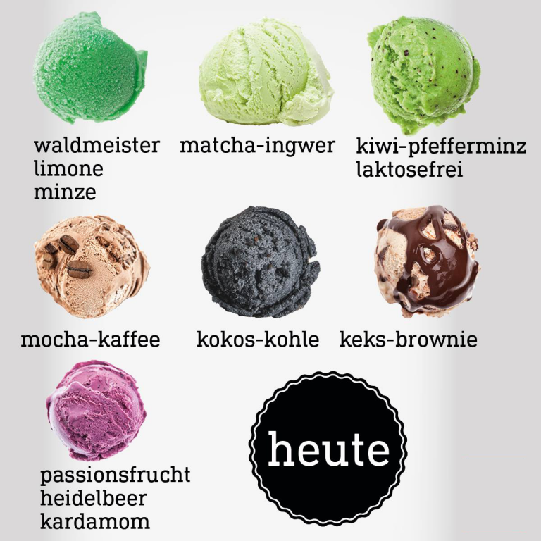 Eissorten 1 Kugel neu und kreativ bitte diskamarkt