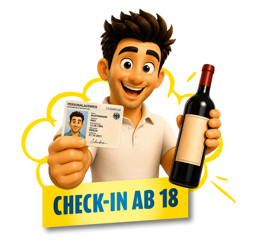 Check-in ab 18