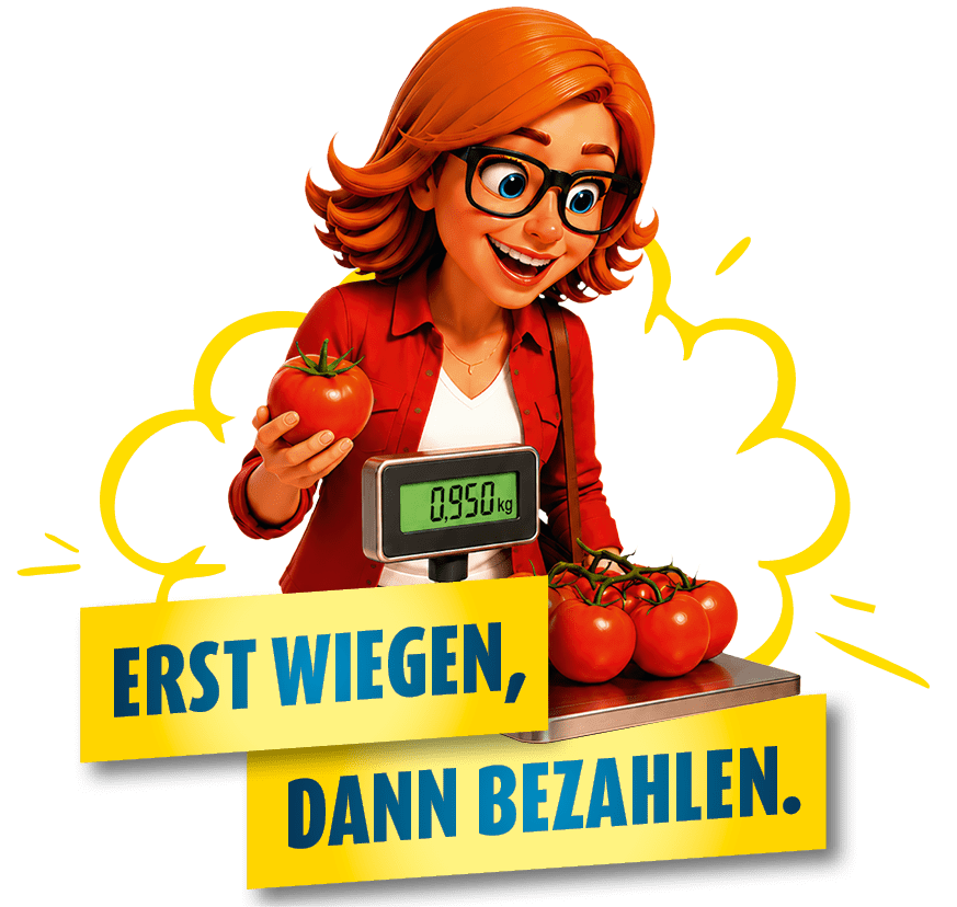 Erst wiegen, dann bezahlen