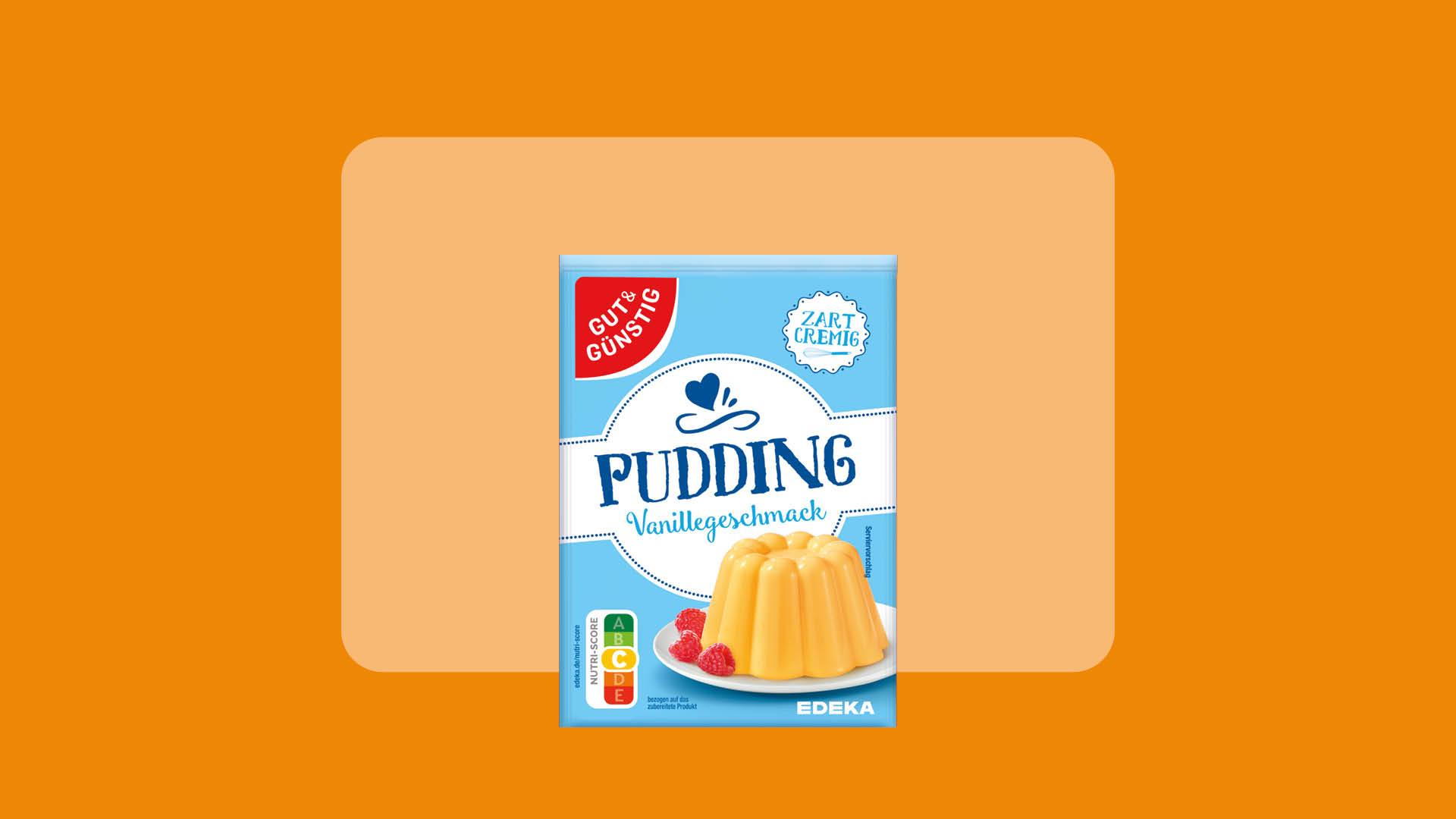 GUT&G&Uuml;NSTIG Puddingpulver Vanille-Geschmack