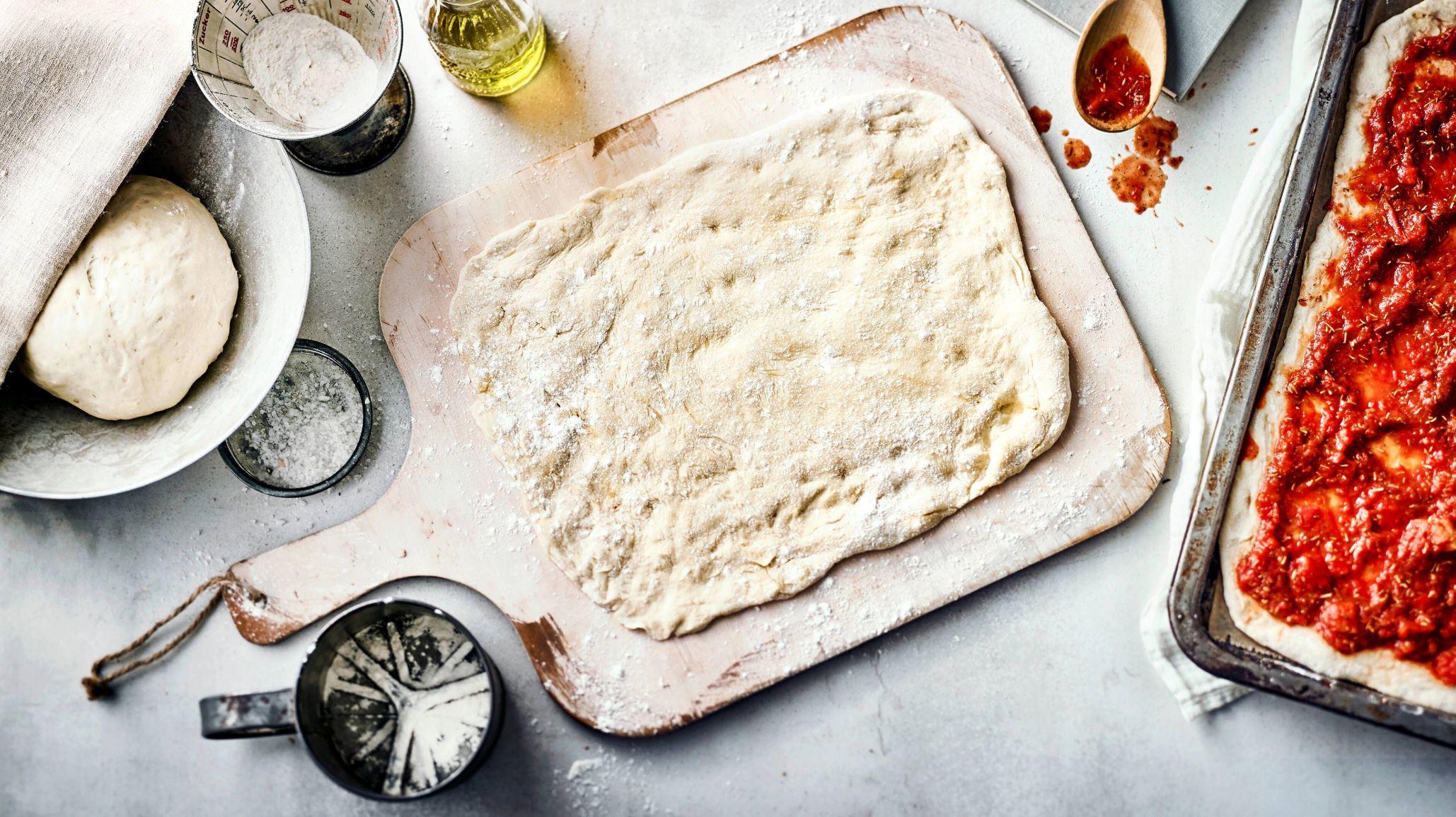 Grundrezept Pizzateig